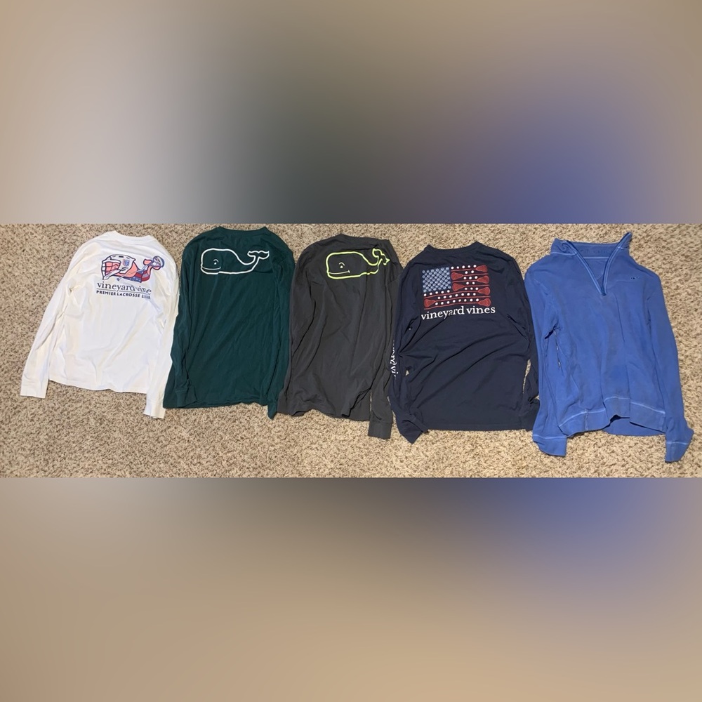 Vineyard Vines Long Sleeve T-Shirts Set